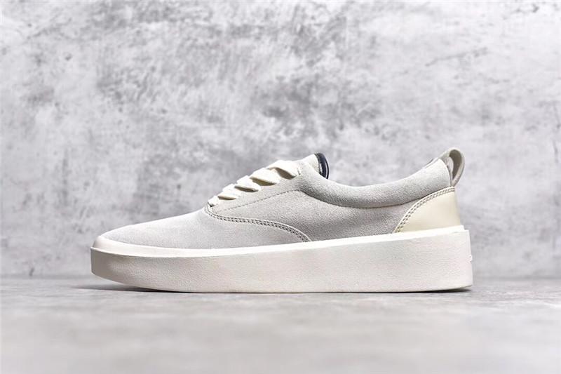 PK God FEAR OF GOD 101 LOW SNEAKER BONE SUEDE real materials ready to ship